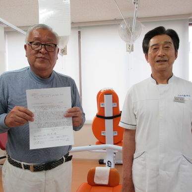 ３ヵ月程要する骨折だったが１ヵ月と10日で大好きなゴルフコンペに参加することができた！